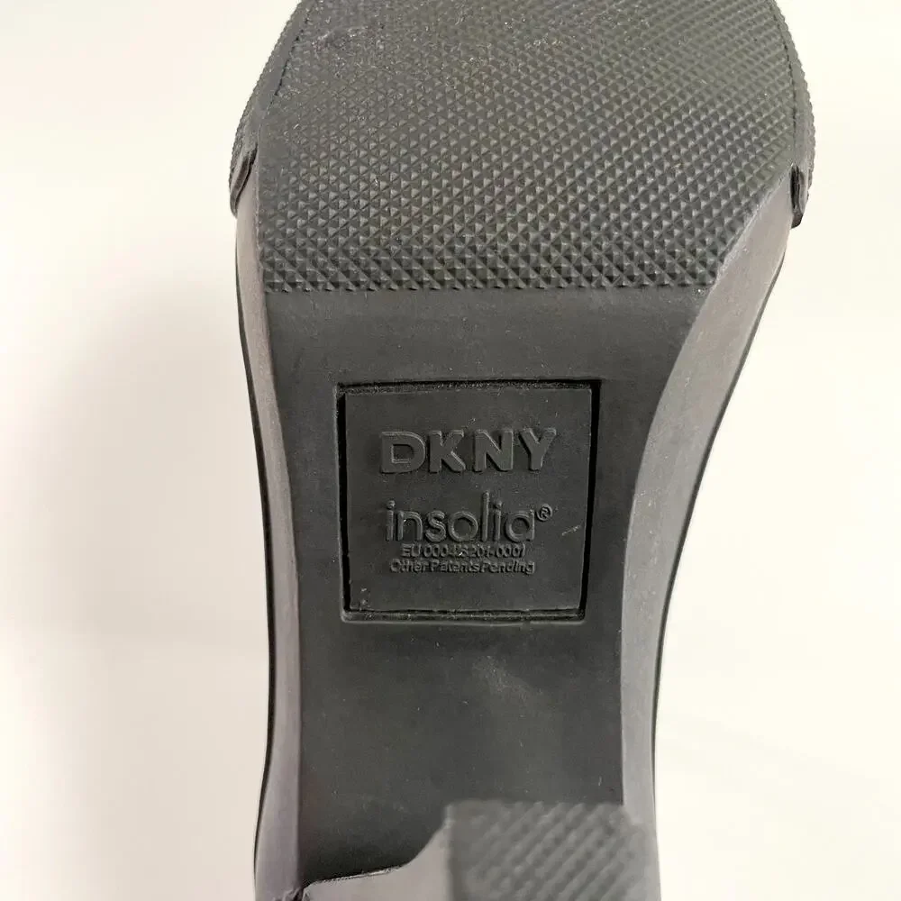 Vintage 90s Y2K DKNY Sneaker Heels‎ Sz 8.5 Utility Chic Urban Minimalist Cyber
